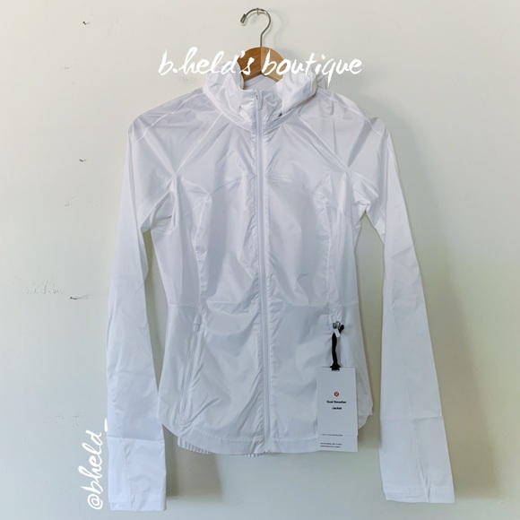 lululemon Goal Smasher Jacket in White Size 4 New NWT